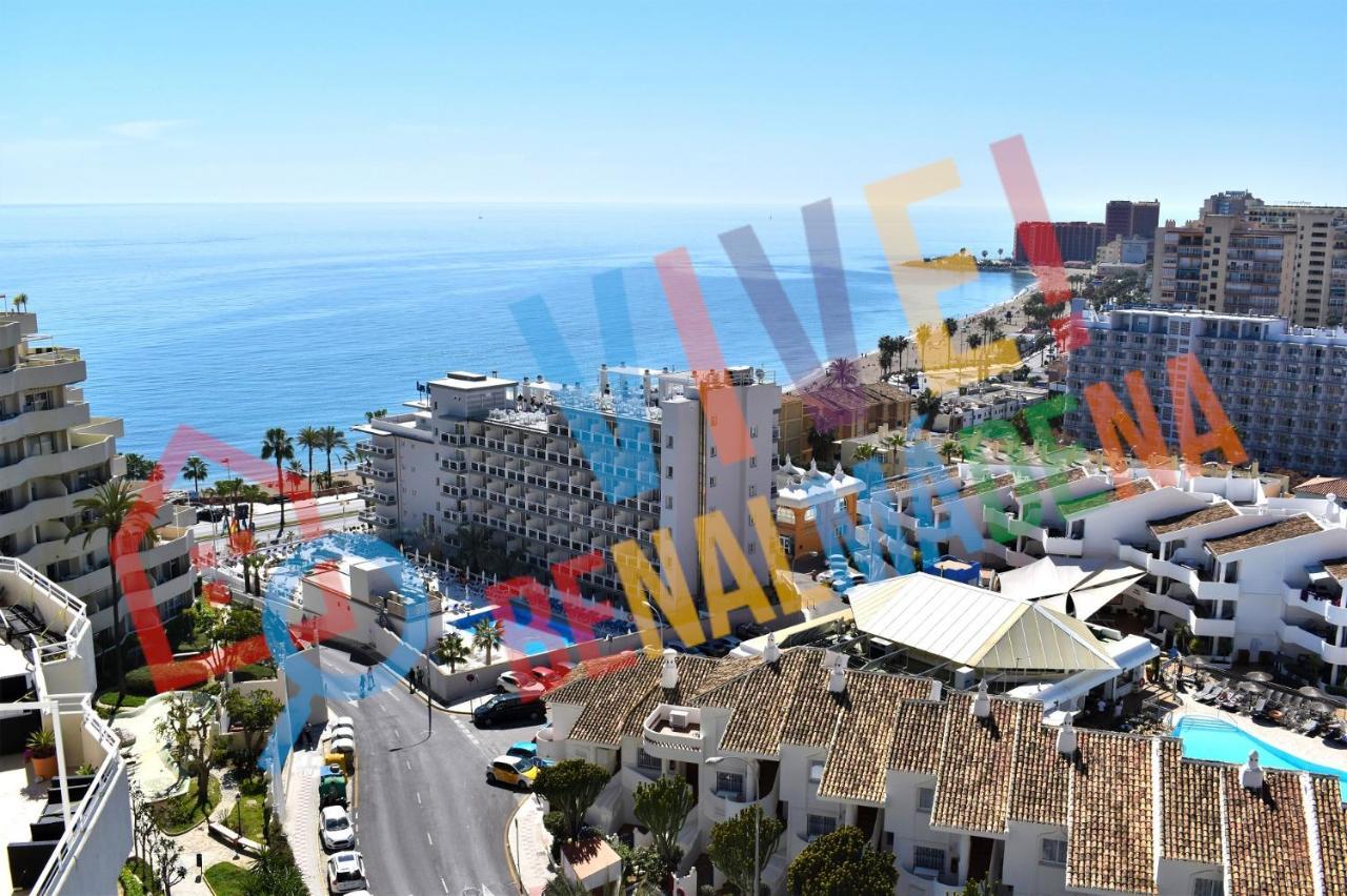 VIVE BENALMÁDENA Apartamento BENAL BEACH 423, Primera Línea de Playa, Parque Acuático Exterior foto
